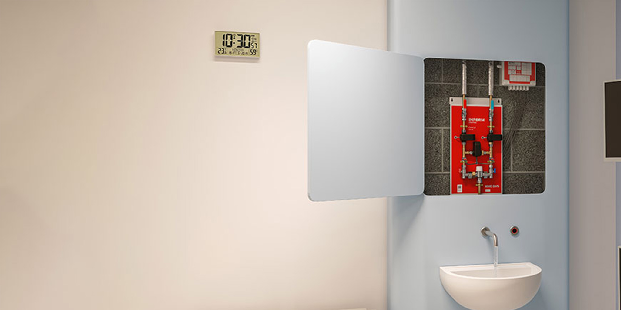 The CMVL8 sets new standards for water safety in healthcare environments, seamlessly integrating with the INFORM 6 Channel control box to automate crucial water management tasks.