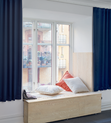 J-trac curtain rail system