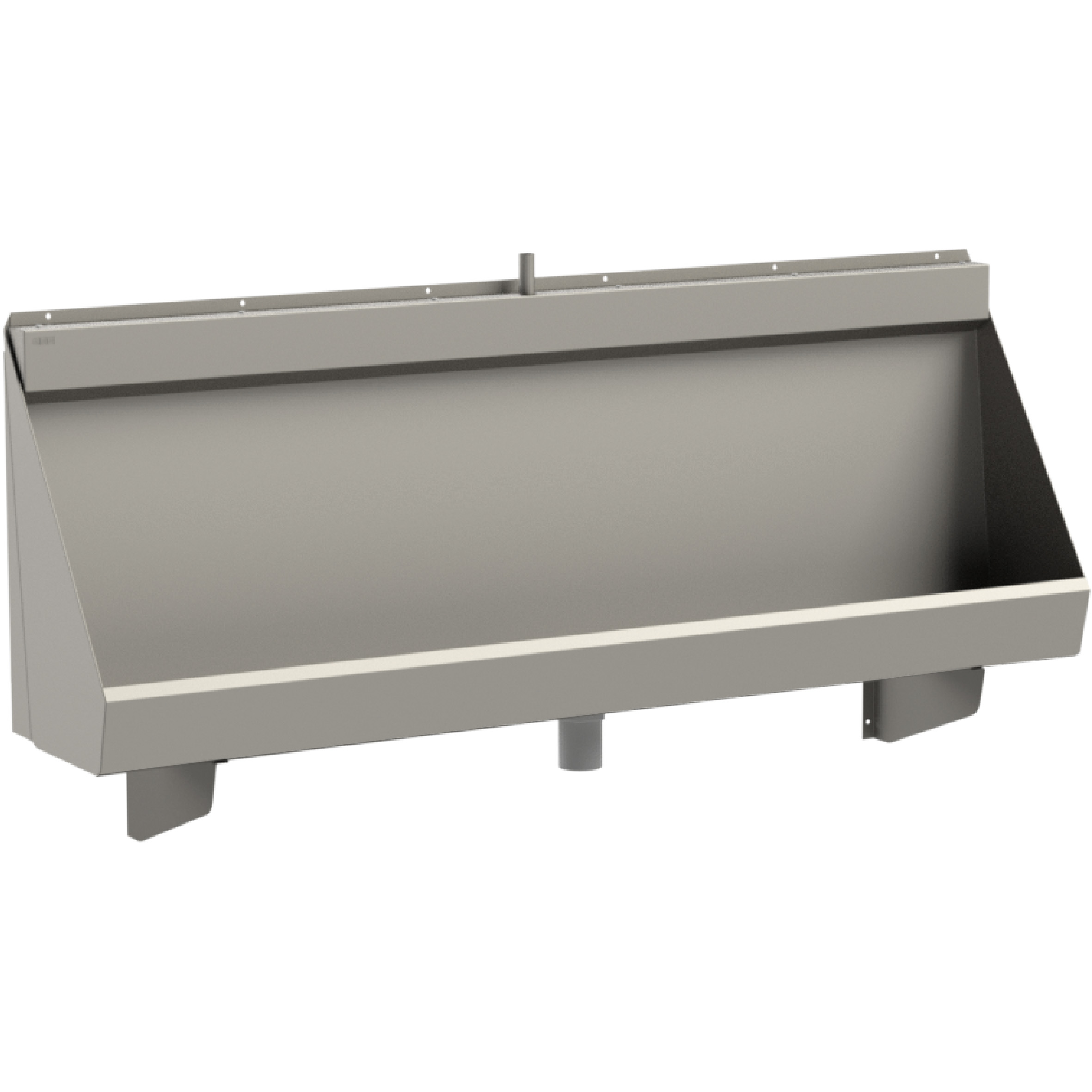 CENTINEL 1500mm urinal with concealed or exposed sparge pipe