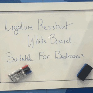 Non Magnetic Ligature Resistant WhiteBoard - ALSWB800